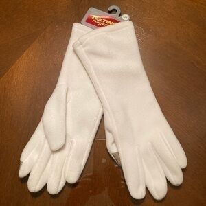 3/25$ NWT Women Texting Fingers Gloves, White, Medium